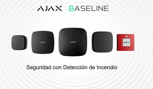 16 DE JULIO | AJAX BASELINE  SEGURIDAD CON DETECCIÓN DE INCENDIO